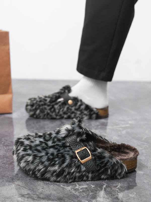 Faux Fur Clog