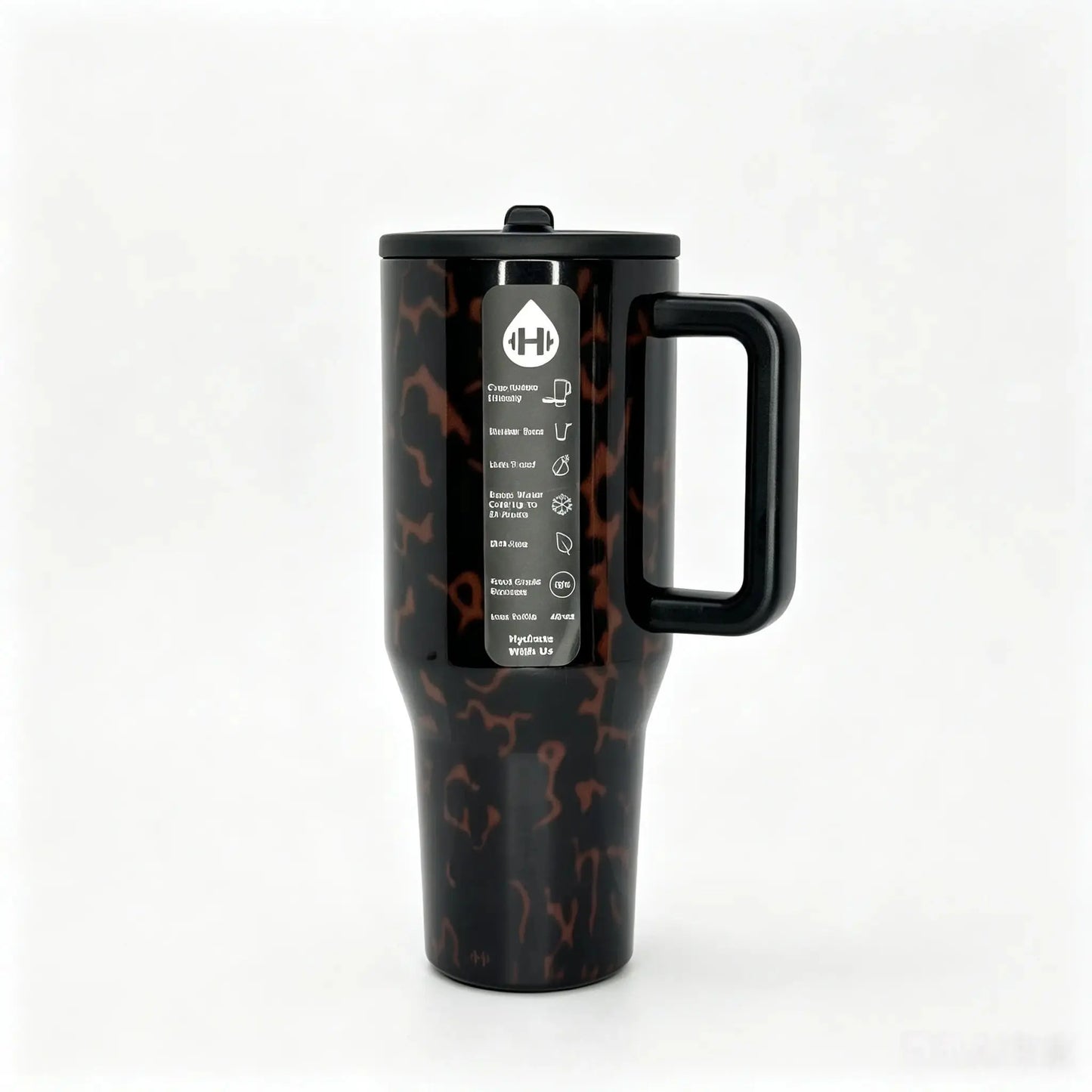 Tortoise Shell Traveler Tumbler