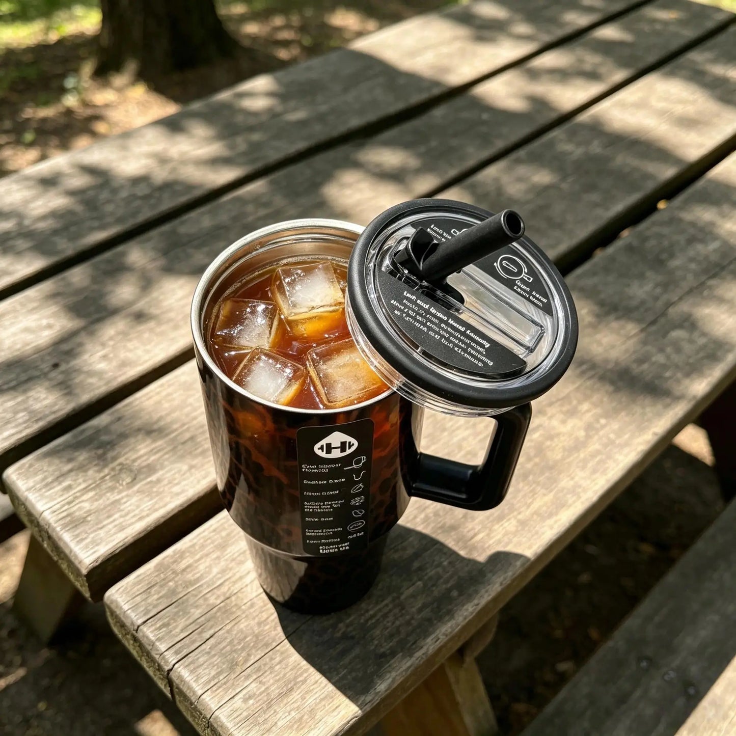 Tortoise Shell Traveler Tumbler