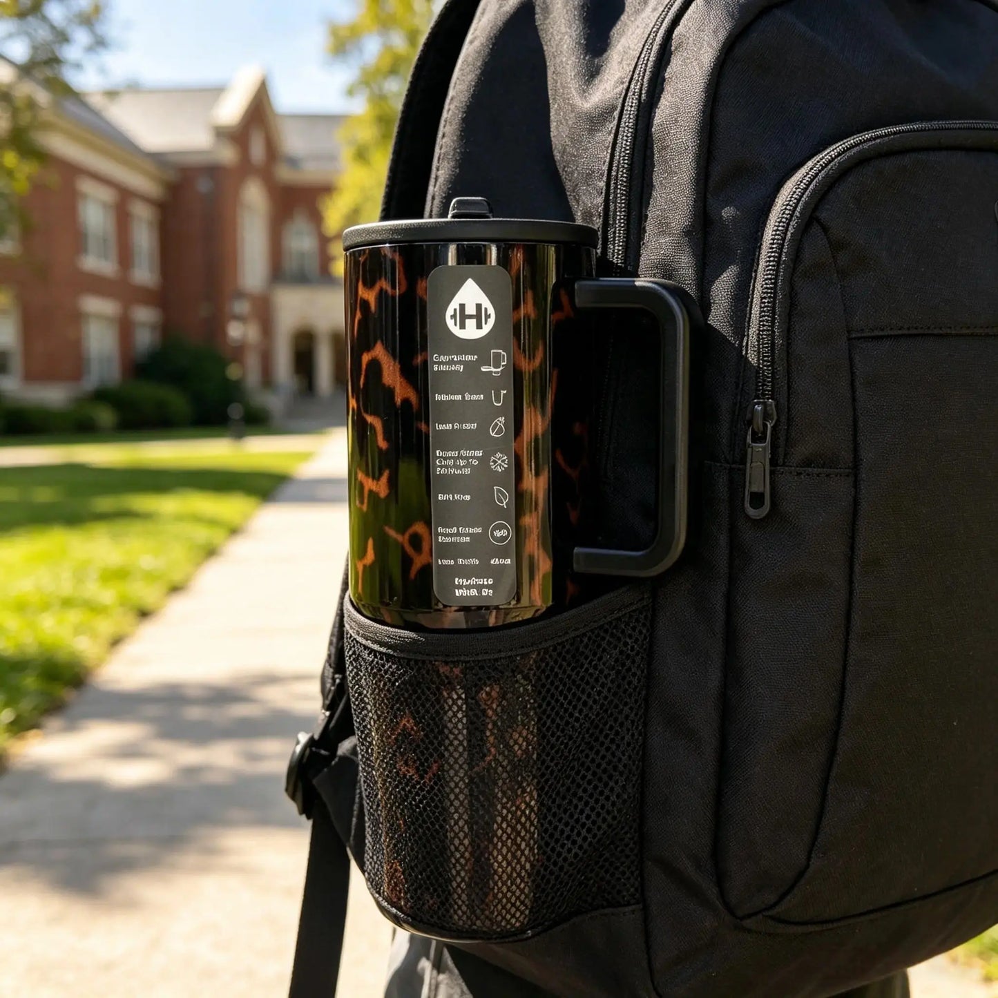 Tortoise Shell Traveler Tumbler