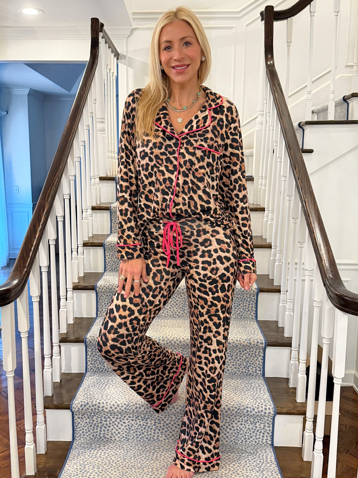 Luxury Leopard Pajama Set