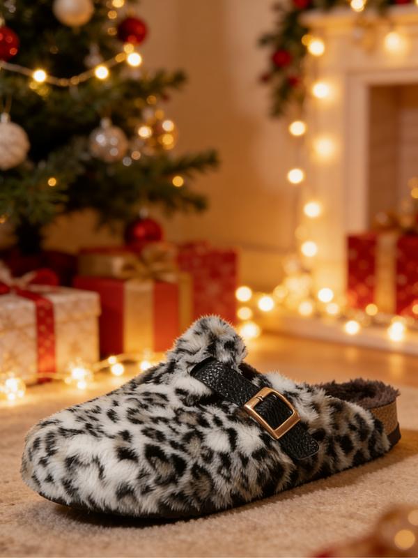 Faux Fur Clog