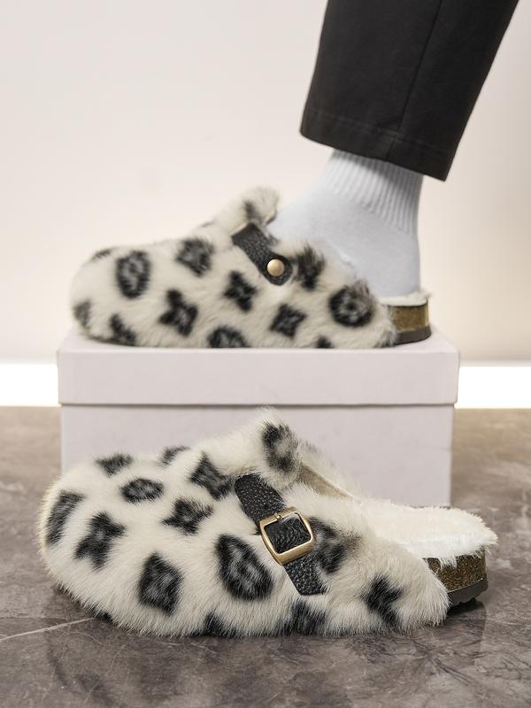 Faux Fur Clog