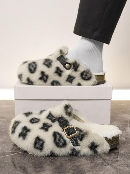 Faux Fur Clog