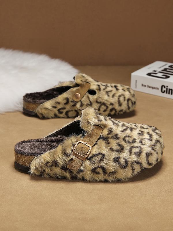 Faux Fur Clog