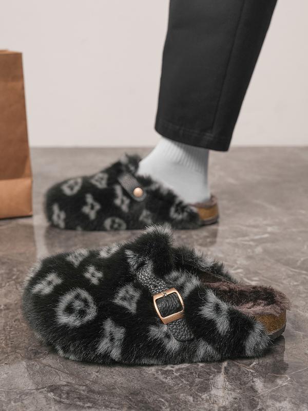 Faux Fur Clog