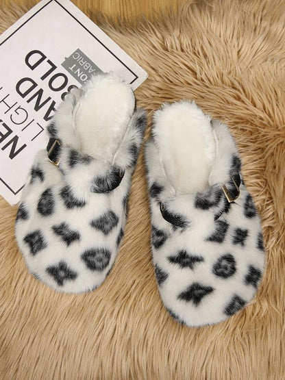 Faux Fur Clog