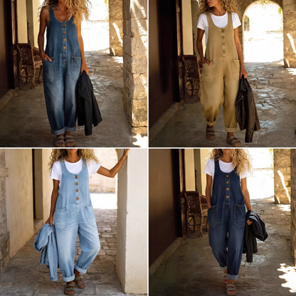 Vintage Summer Denim Overall