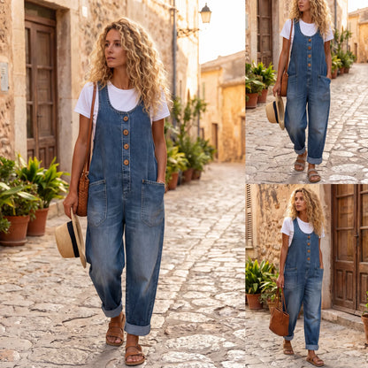 Vintage Summer Denim Overall